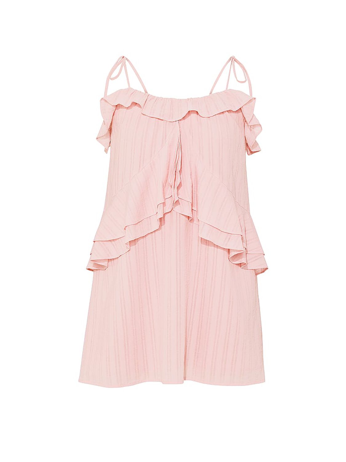 vs Pink Flowy Ruffle Mini Dress Dollhouse 3 of 3 
