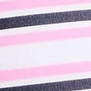 Wear Everywhere&trade; Lightly Lined Wireless Bra, Pink Lollipop & Navy Stripe Print, swatch