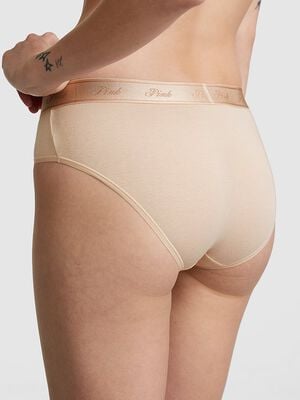 Logo Cotton Hiphugger Panty