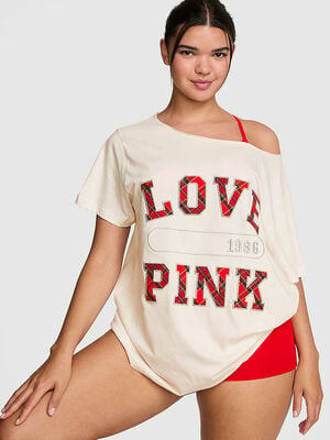 Campus Cotton&trade; Off-The-Shoulder Tee