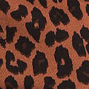 Campus Fleece&trade; Wide-Leg Split-Hem Sweatpants, Leopard, swatch
