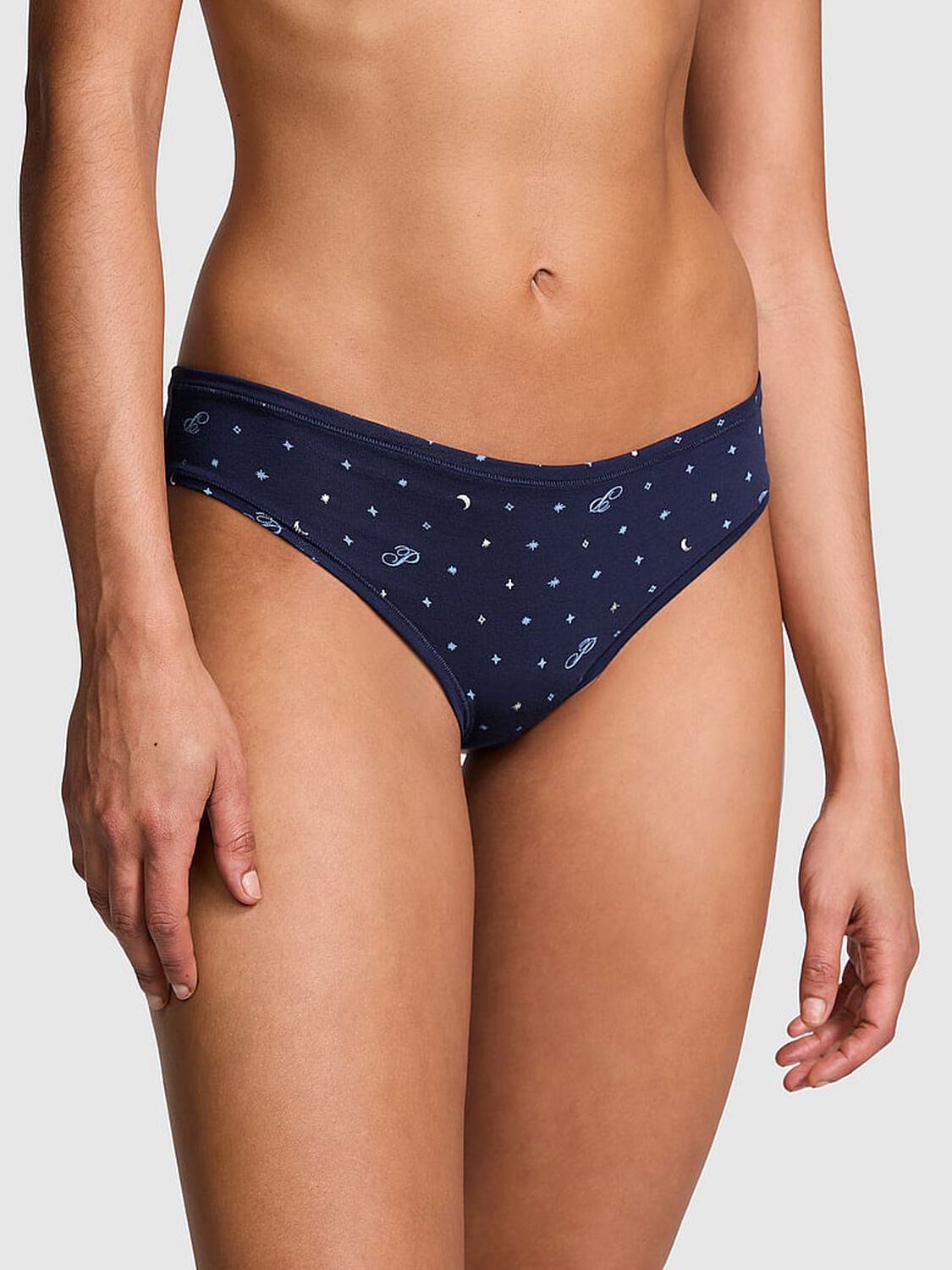 vs Pink Cotton Cheeky Panty 1 of 3 