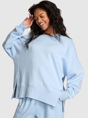 Ivy Fleece Tunic Crew Sweatshirt