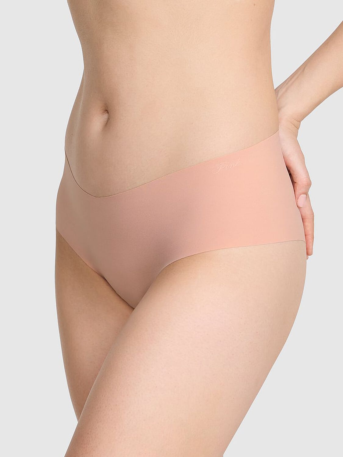 vs Pink No-Show Cheeky Panty Macaron 1 of 3 