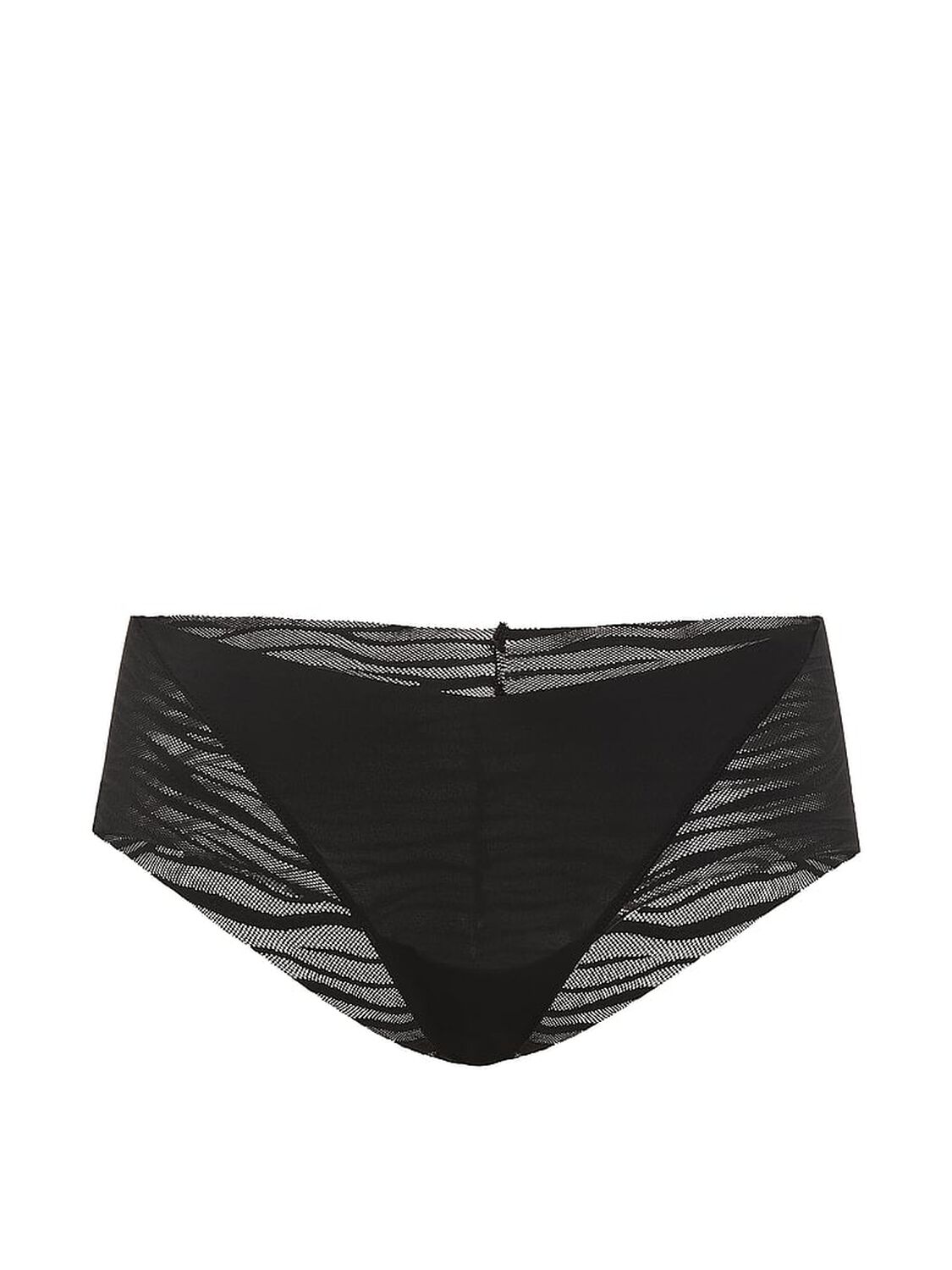 vs Pink No-Show Cheeky Panty Black 3 of 3 