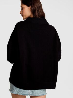 Campus Fleece&trade; Oversized Mock-Neck Sweatshirt