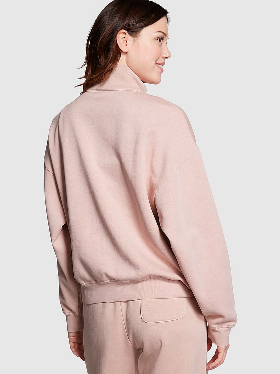 vs Pink Ivy Fleece Full-Zip Sweatshirt 2 of 4 