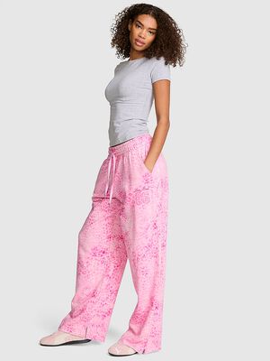 Campus Fleece&trade; Wide-Leg Split-Hem Sweatpants