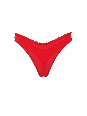 Cotton Side-Tie Thong Panty