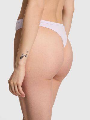 Seamless High-Leg Thong Panty