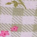 Logo Cotton High-Leg Thong Panty, Slate Green Gingham Floral Print, swatch