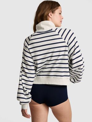 Campus Terry&trade; Mock-Neck Full-Zip Sweatshirt