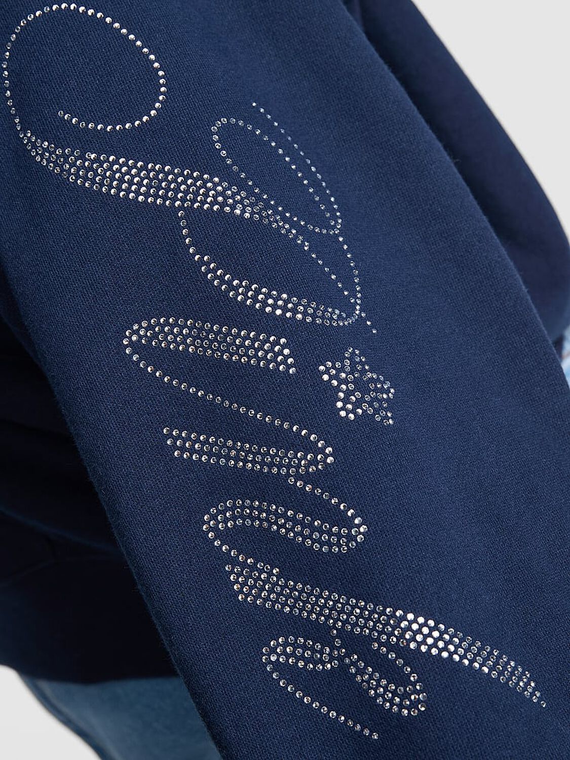 vs Pink Ivy Fleece Campus Full-Zip Hoodie Noir Navy Shine 4 of 4 