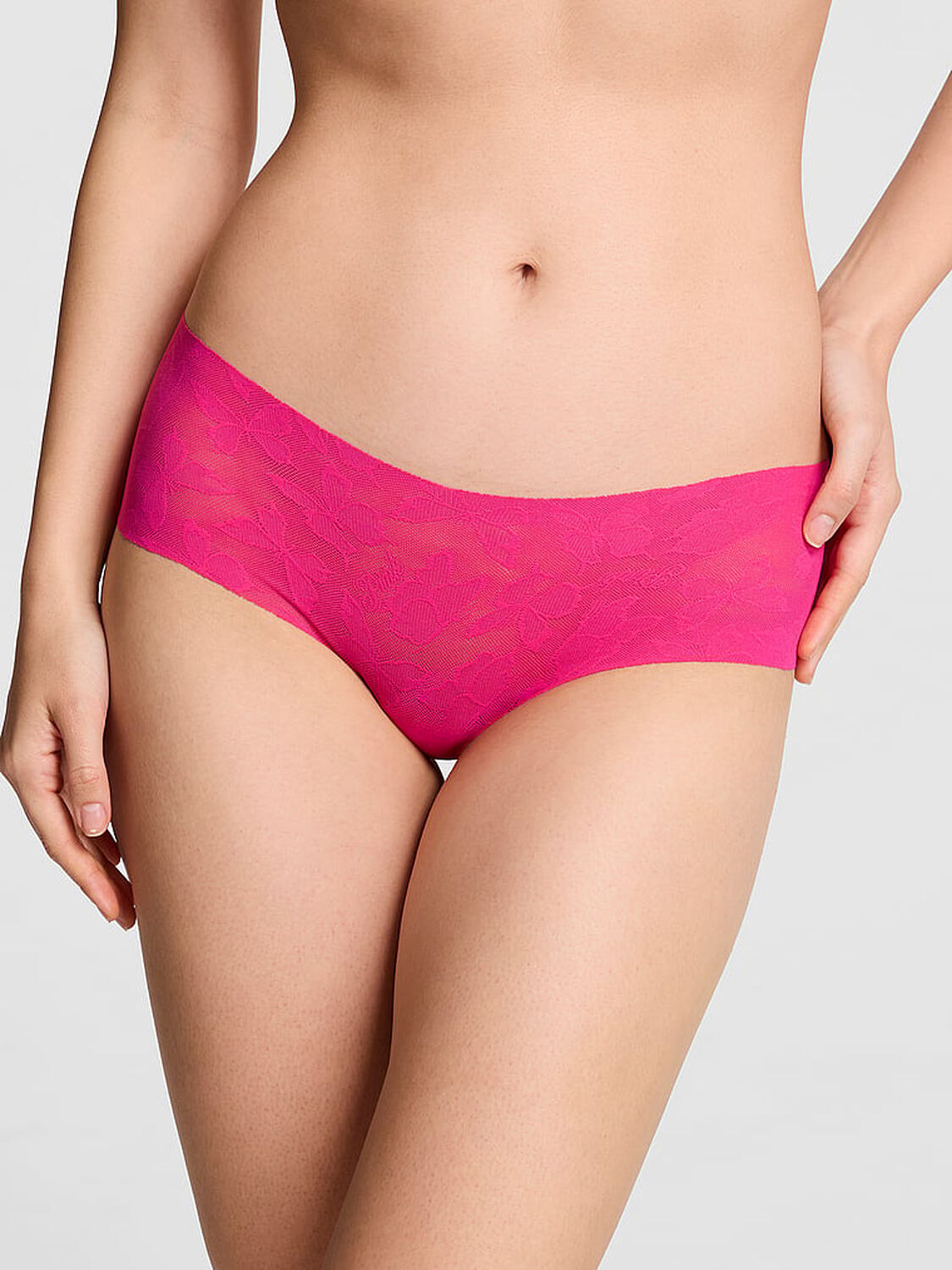 vs Pink No-Show Cheeky Panty Hot Stuff 1 of 3 