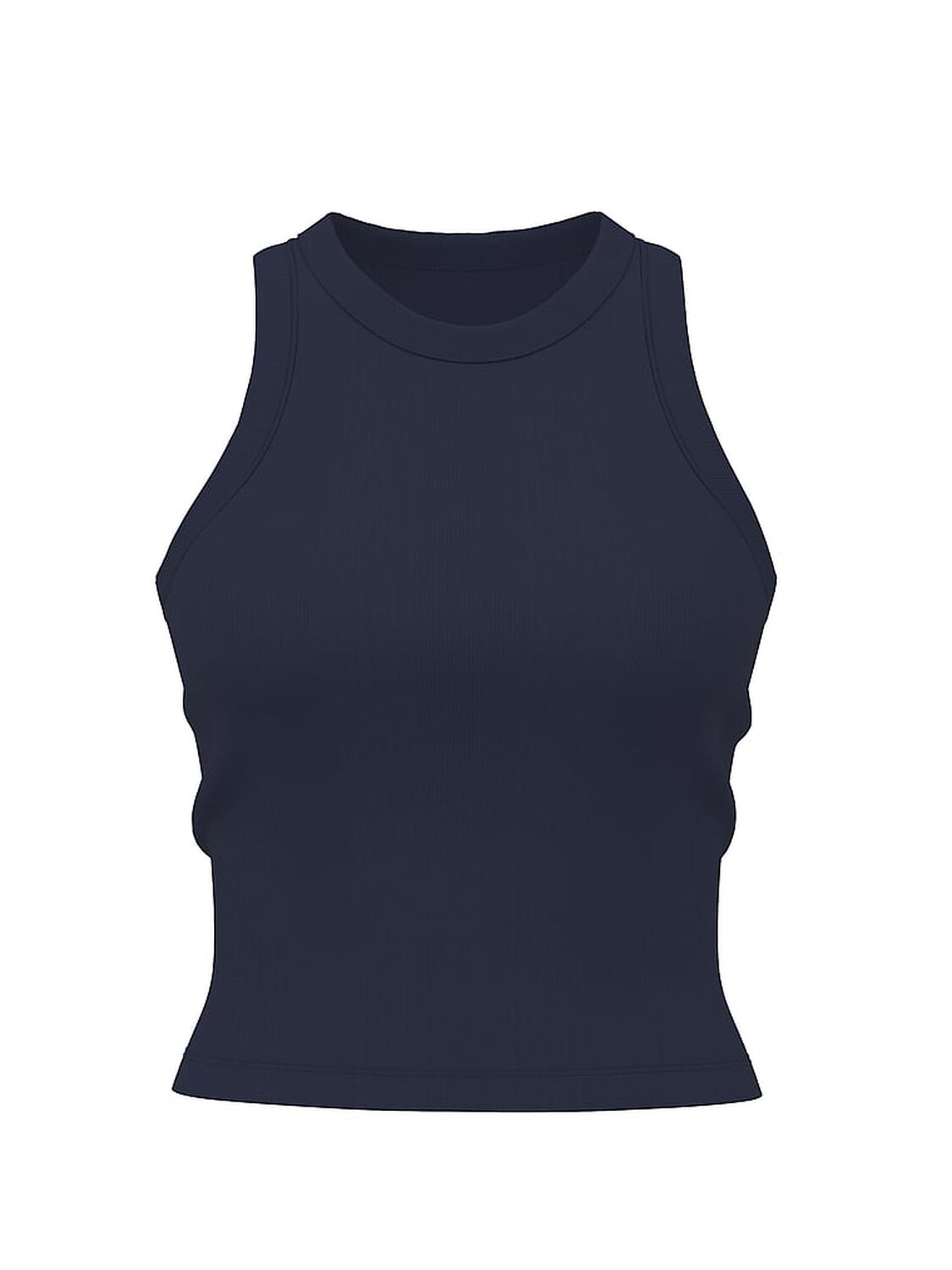 vs Pink Multi Rib Tank Top Noir Navy 1 of 2 