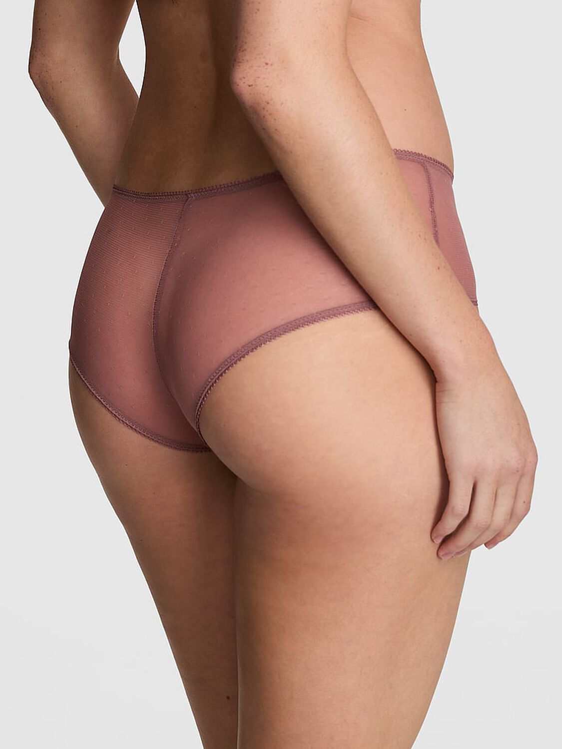 vs Pink PINK Wink&trade; Cheeky Panty Rose Taupe 2 of 3 