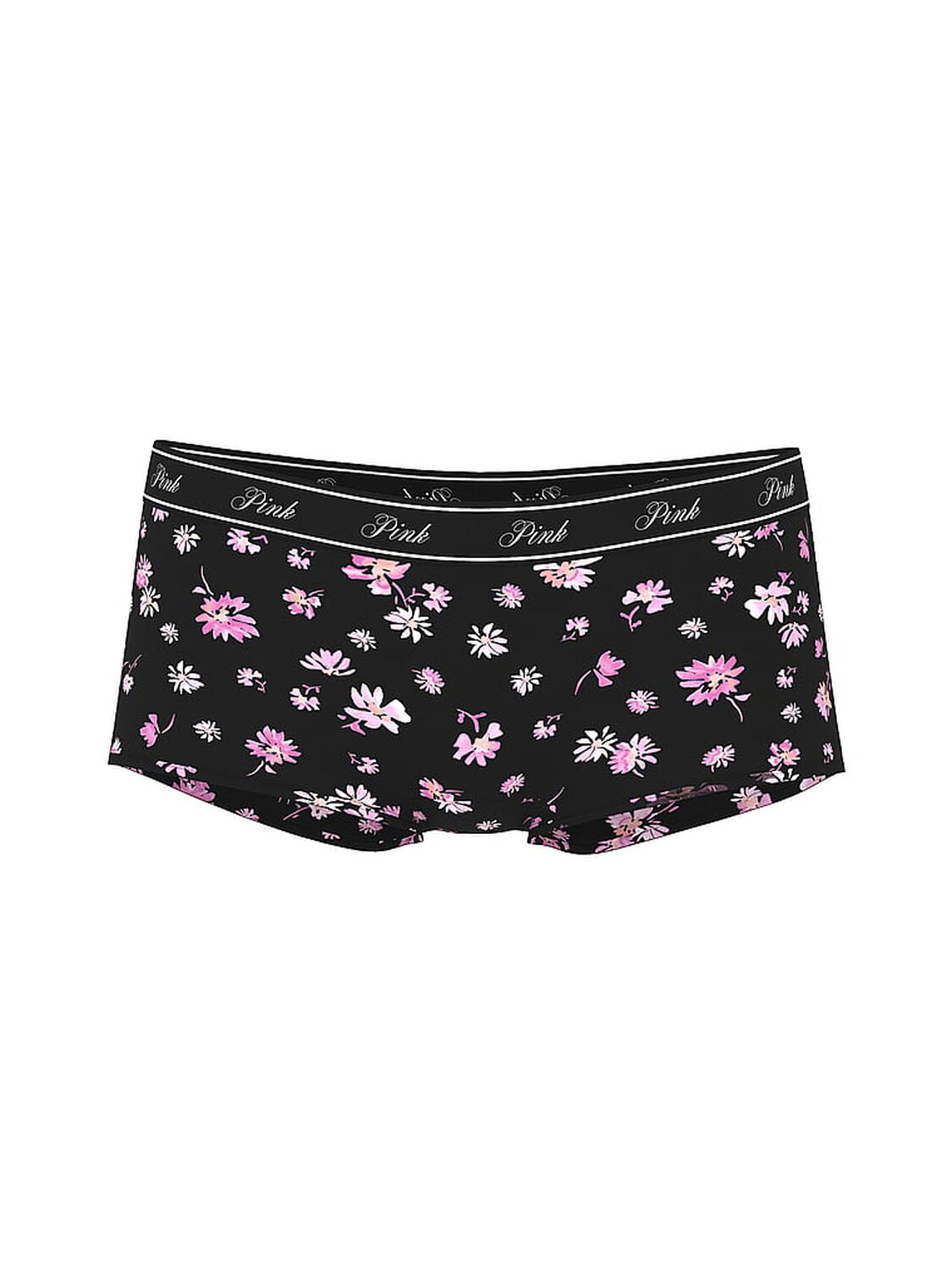 vs Pink Logo Cotton Shine Boyshort Panty 3 of 3 