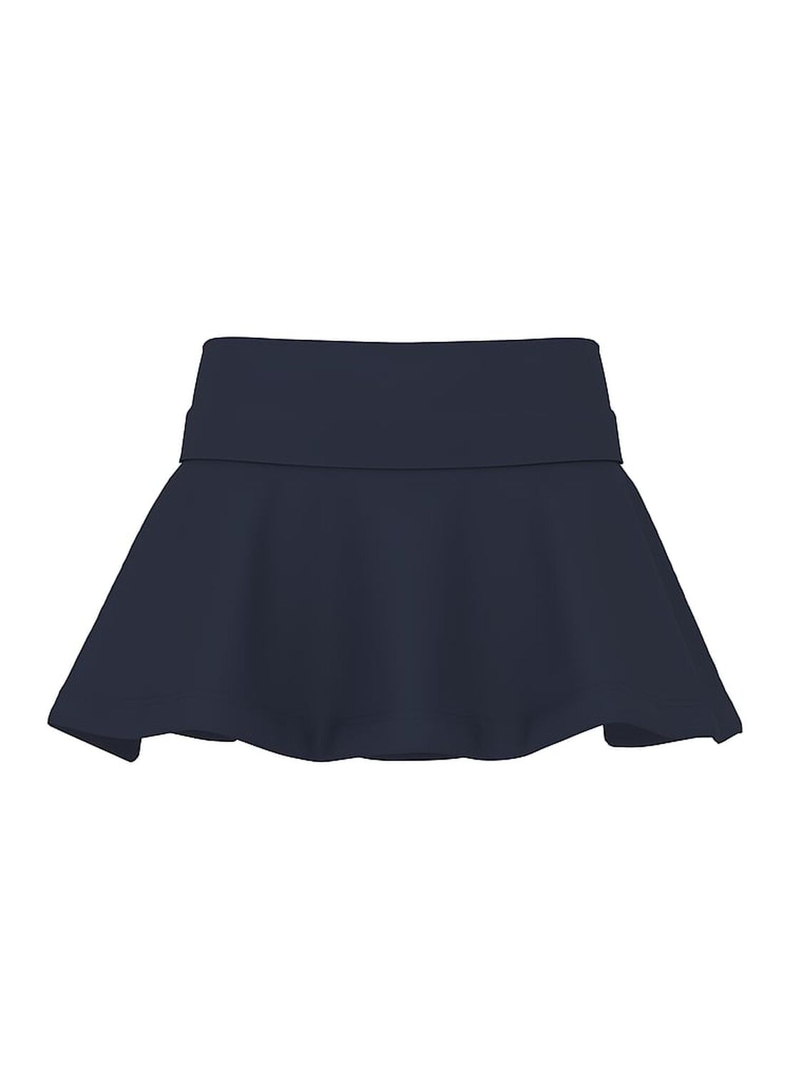 vs Pink All-Day Cotton Foldover Skort Noir Navy 1 of 2 