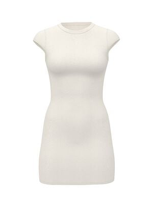 All-Day Soft Ribbed Bodycon Dress