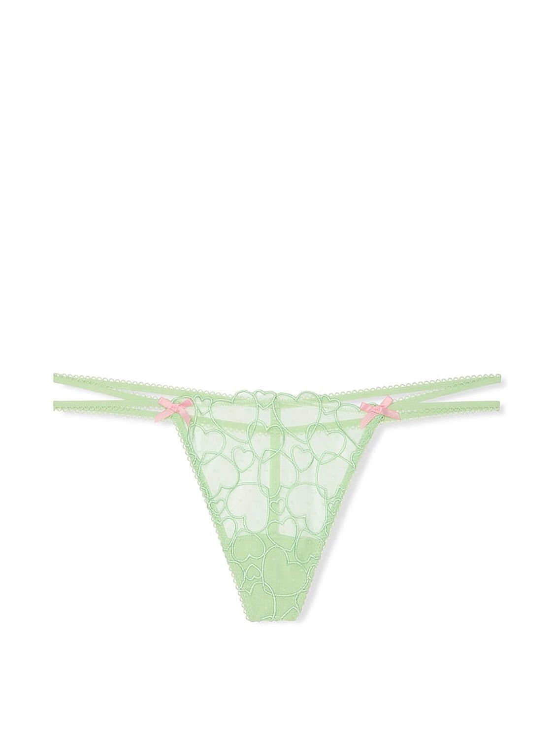 vs Pink Wink V-String Panty Pale Petal 1 of 3 