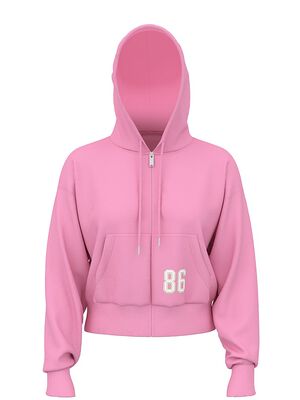 Ivy Terry Shrunken Full-Zip Hoodie