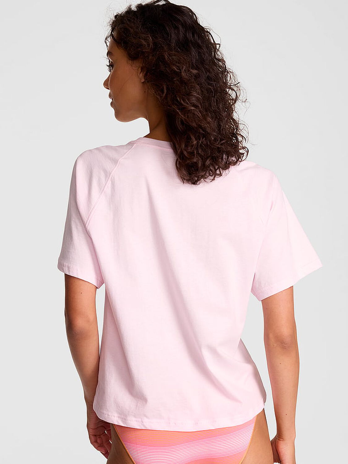 vs Pink Campus Cotton&trade; Raglan Tee Pink Tulip 2 of 3 