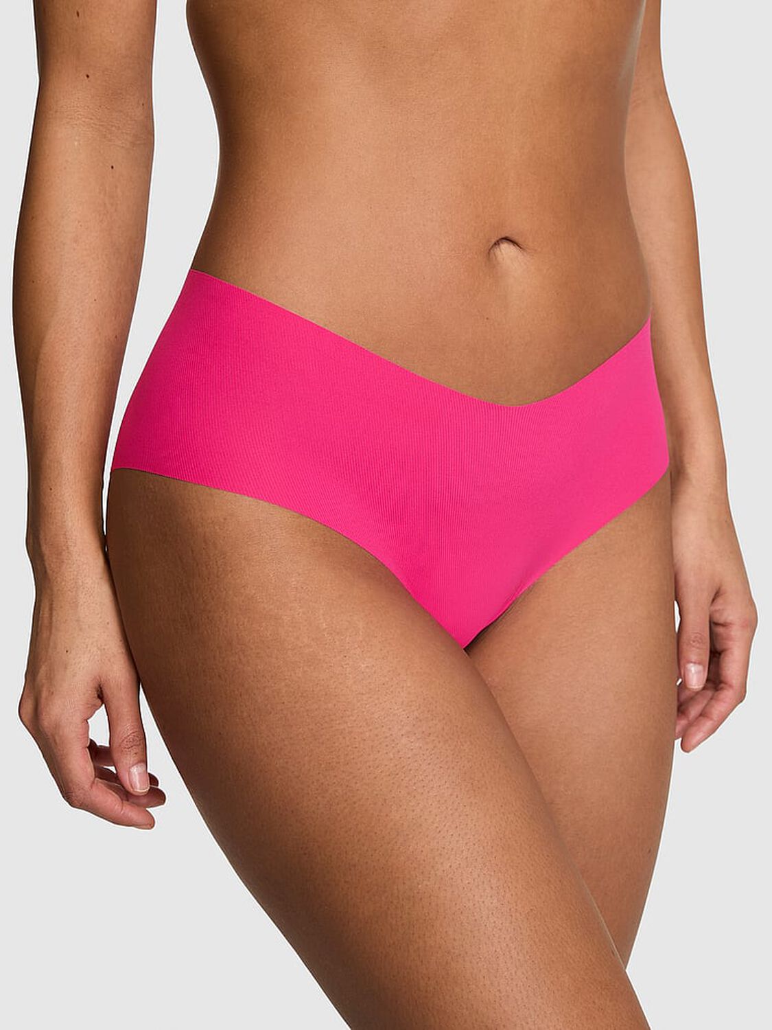 pink Pink No-Show Cheeky Panty Hot Stuff 1 of 3 