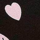 Logo Hiphugger Panty, Black Heart Dog Print, swatch