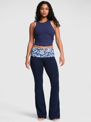 All-Day Cotton&trade; Foldover Flare Leggings