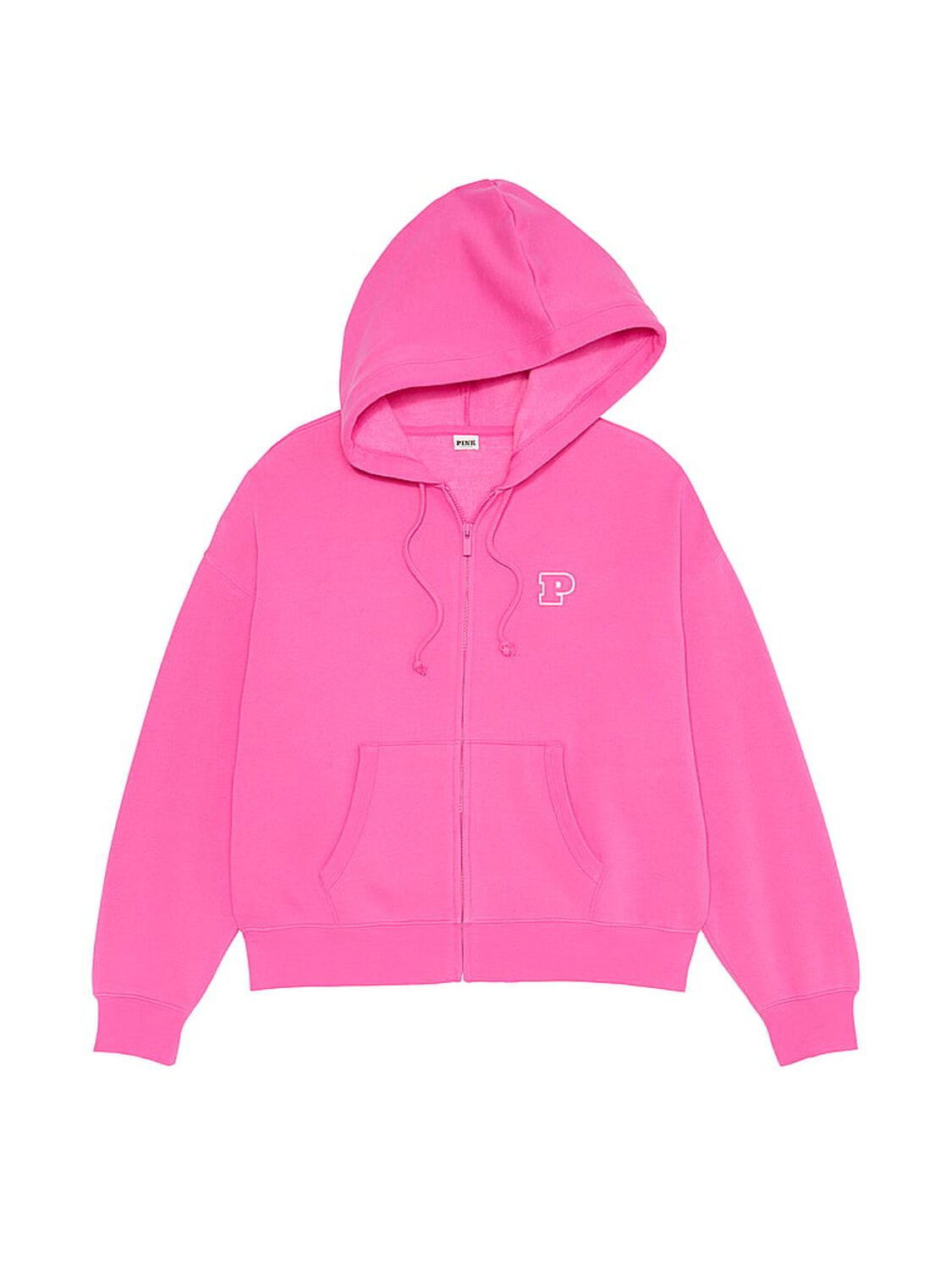 vs Pink Ivy Fleece Campus Full-Zip Hoodie Pink Gossip 3 of 5 