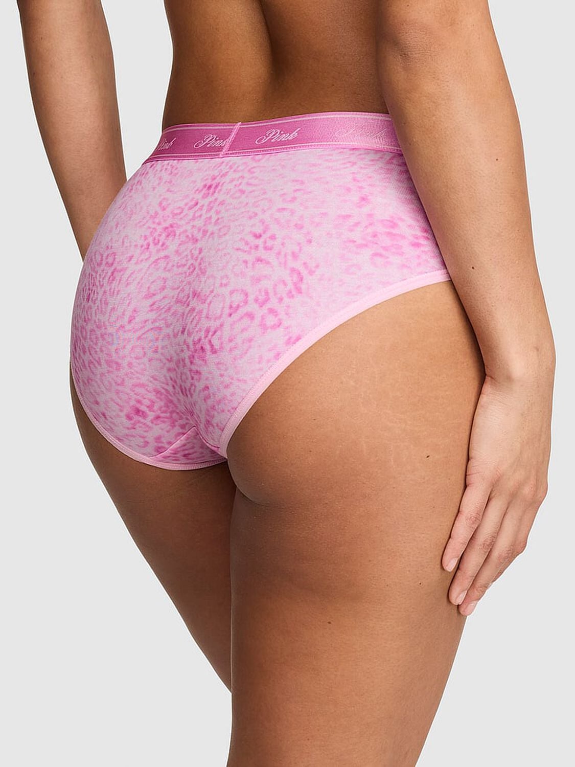 vs Pink Logo Cotton Hiphugger Panty Leo Haze Pink 2 of 2 