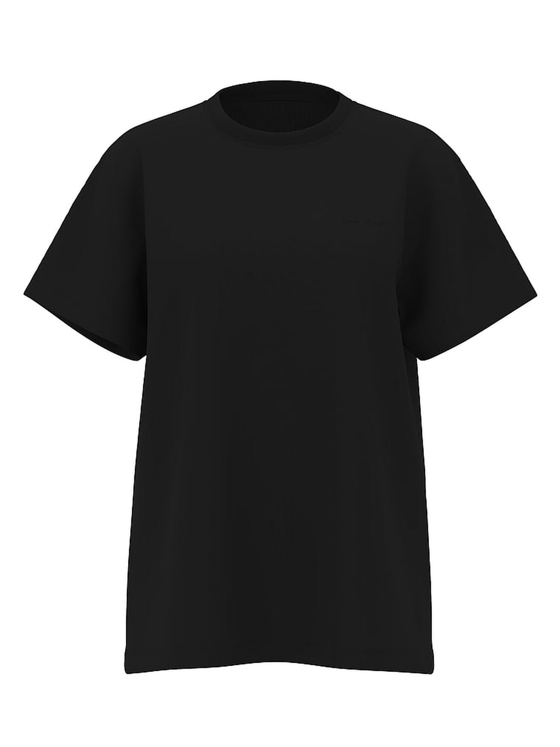 vs Pink Campus Cotton&trade; Raglan Tee Pure Black 3 of 3 