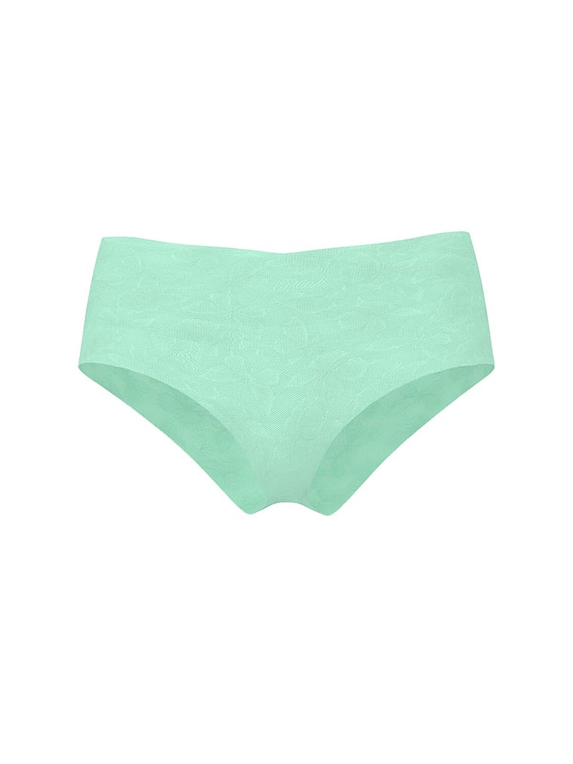 vs Pink No-Show Cheeky Panty Green Sea 3 of 3 