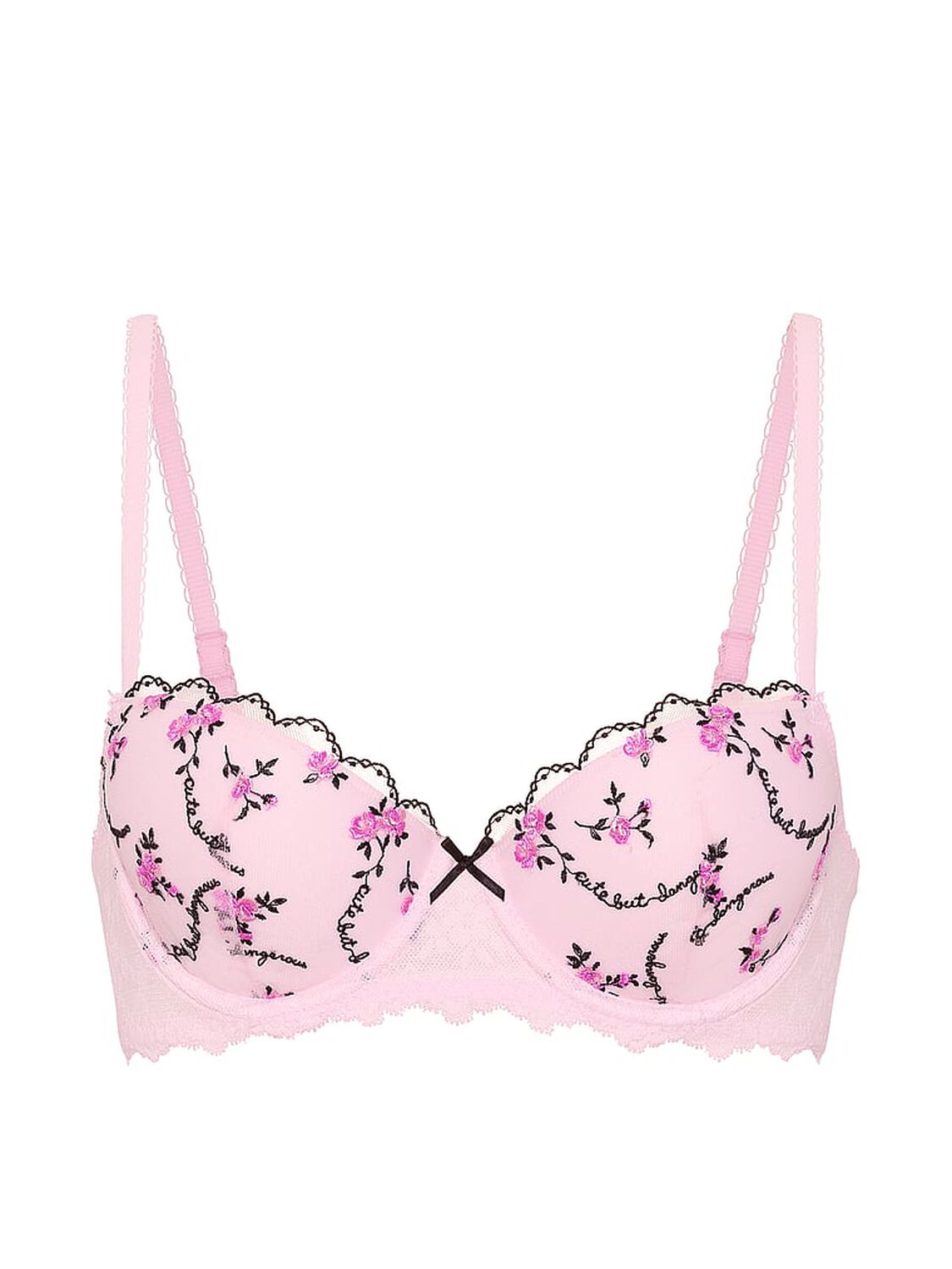 vs Pink PINK Wink&trade; Lightly Lined Balconette Bra Pink Tulip 3 of 3 