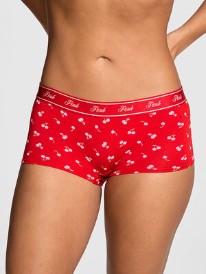 Logo Cotton Boyshort Panty