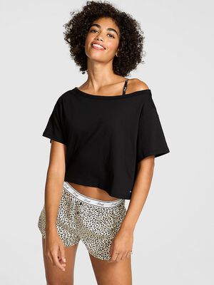 Slouchy Cropped Sleepshirt