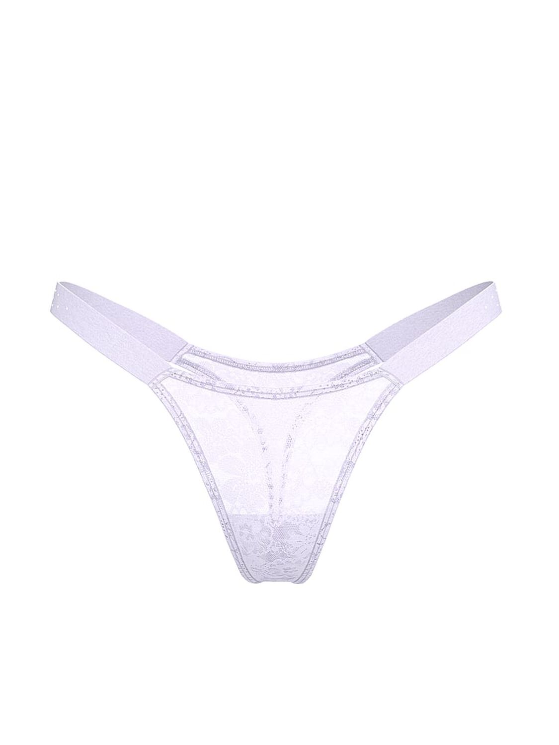 vs Pink Wink Bling Lace Micro Thong Panty Purple Whisper 3 of 3 