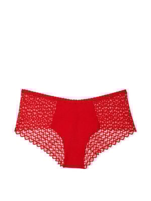 No-Show Heart Lace Cheeky Panty