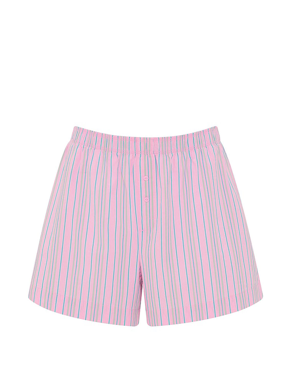 vs Pink Cotton Boxy Boyfriend Pajama Shorts Pink Lollipop Stripes 3 of 3 