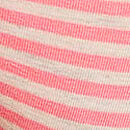 Cotton Lace-Trim Bikini Panty, Heather Frosted Coral Stripe Print, swatch