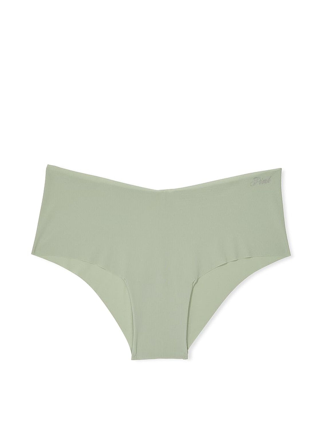 vs Pink No-Show Cheeky Panty Green Garden 3 of 3 