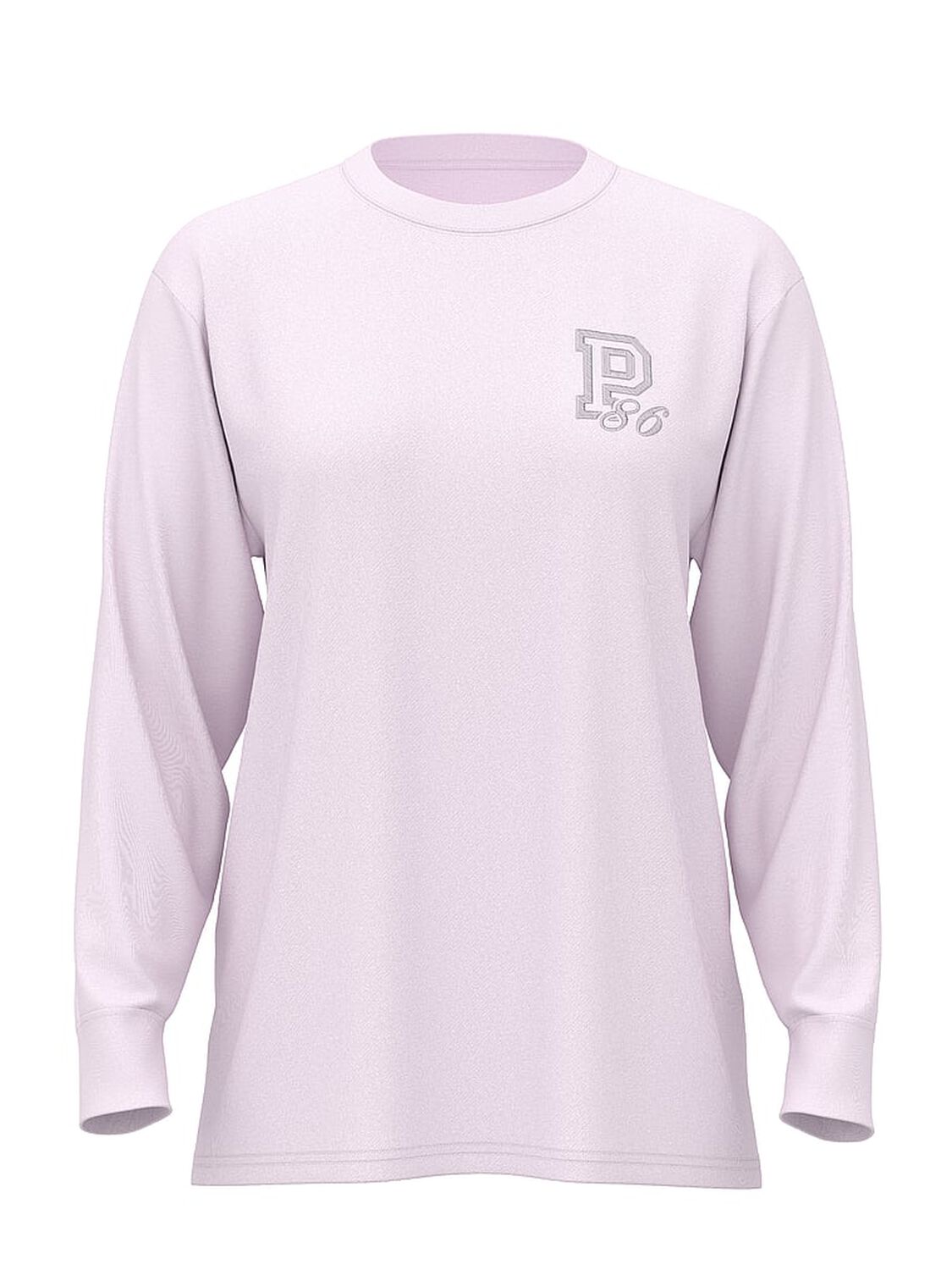 vs Pink Campus Cotton&trade; Long-Sleeve Tee Pink Tulip 3 of 3 