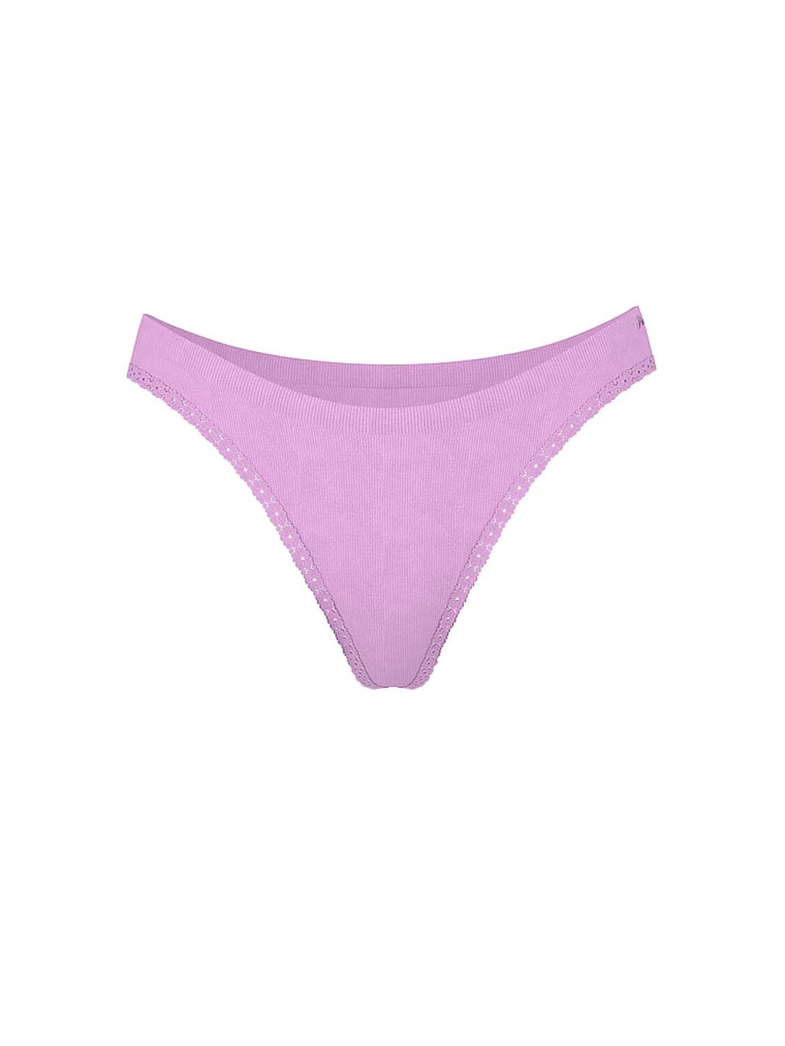 vs Pink Seamless Thong Panty Light Lilac 3 of 3 