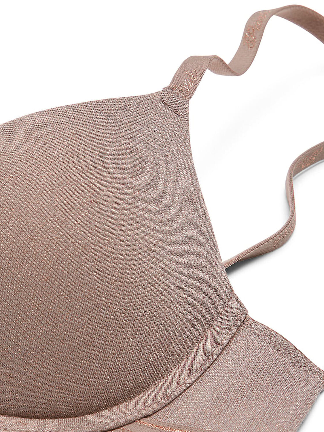 vs Pink Wear Everywhere Wear Everywhere Push-Up Bra Iced Coffee 4 of 4 