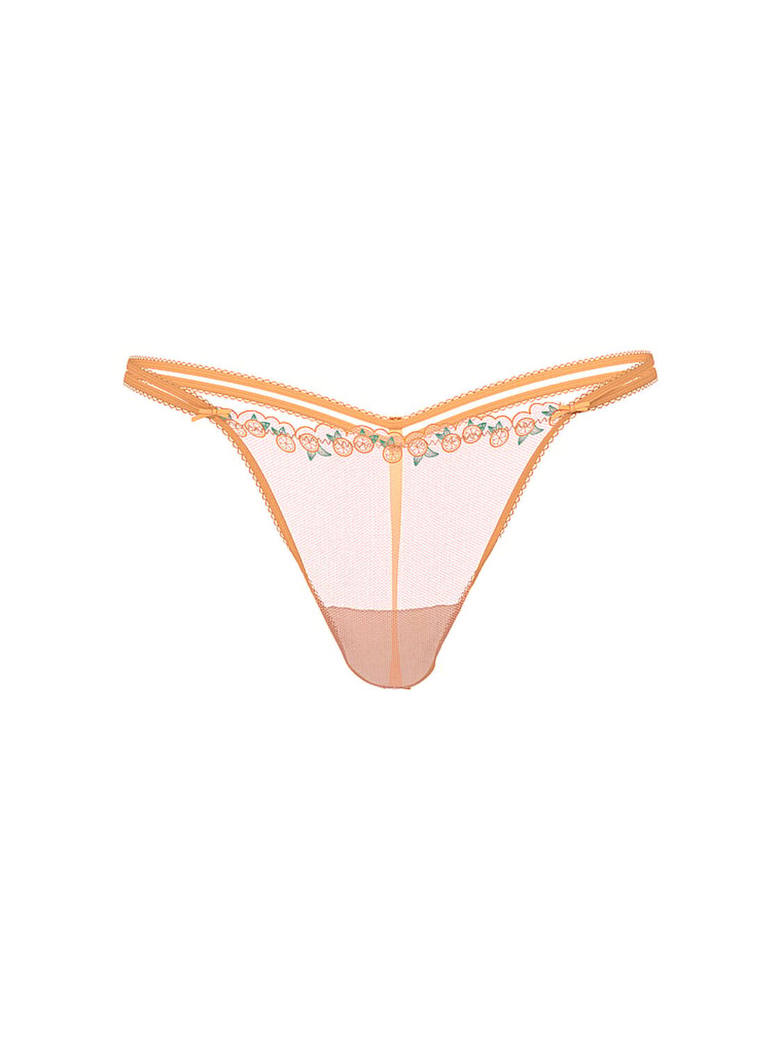 vs Pink Wink Strappy V- String Thong Panty Angel Pink And Vitamin C 3 of 3 
