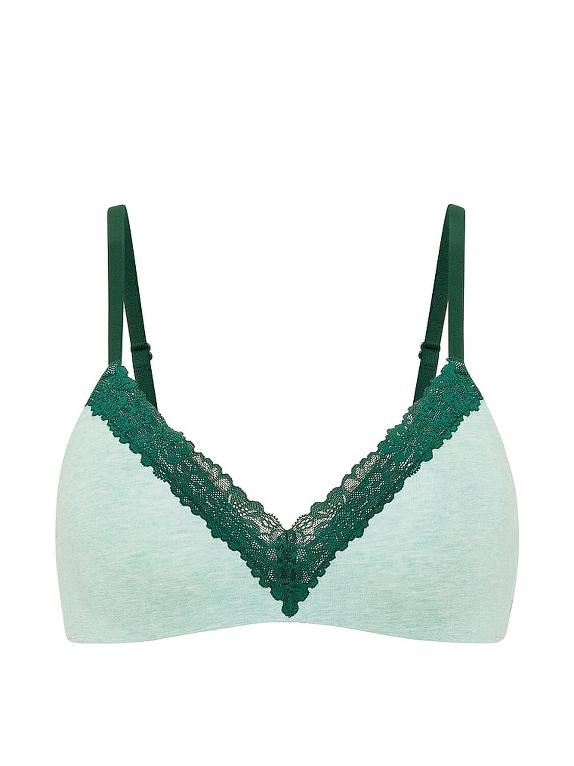 vs Pink Wear Everywhere&trade; Lightly Lined Wireless Bra Heather Soft Sage 3 of 4 