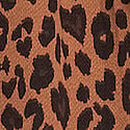 Campus Fleece&trade; Pleated Skort, Leopard, swatch