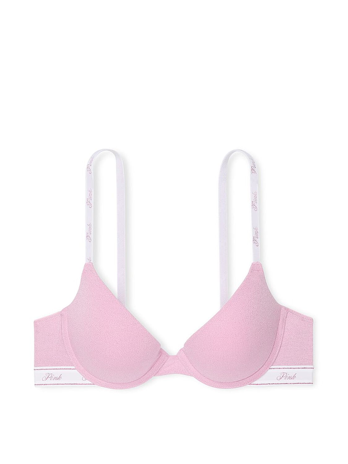 vs Pink Wear Everywhere Wear Everywhere Push-Up Bra Petal Pink 3 of 4 