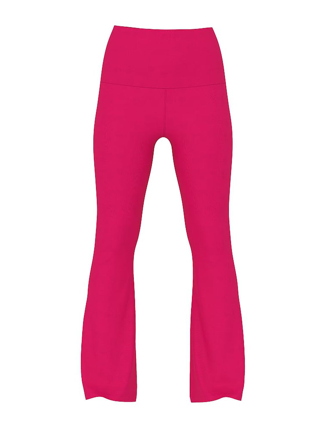 vs Pink All-Day Cotton&trade; Foldover Flare Leggings Hot Stuff 3 of 4 