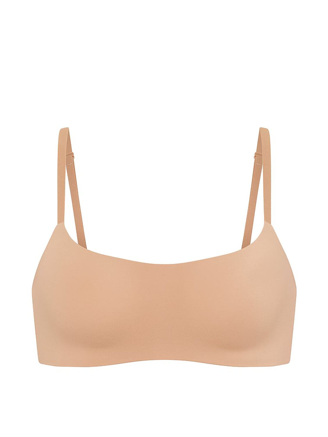 vs Pink Marshmallow Lightly Lined Wireless Comfy Bra Praline 3 of 3 